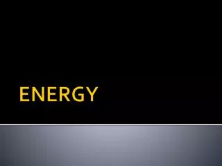 energy