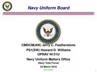 Navy Uniform Board
