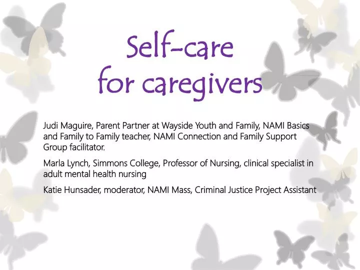self care for caregivers