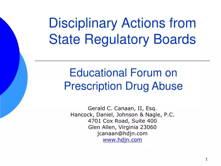 disciplinary actions from state regulatory boards