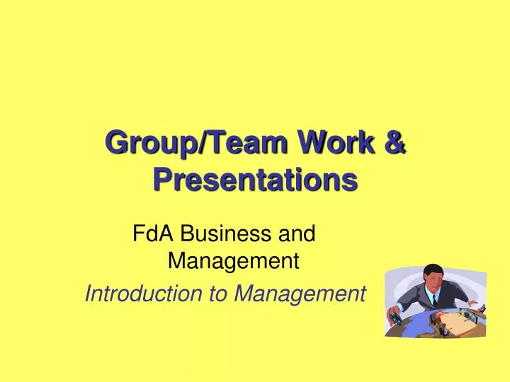 fda business and management introduction to management