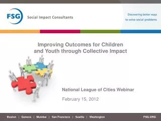 Improving Outcomes for Children and Youth through Collective Impact