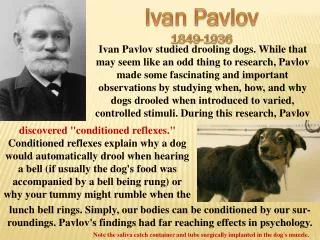 Ivan Pavlov 1849-1936