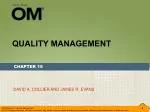 QUALITY MANAGEMENT - slide 1
