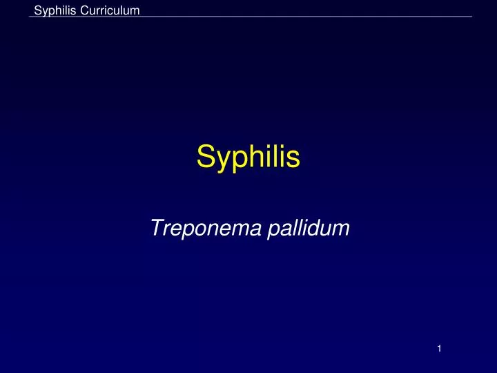 syphilis