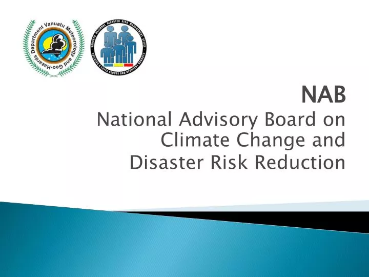 nab national advisory board on climate change and disaster risk reduction