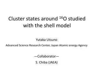 Cluster states around 16 O studied with the shell model