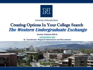 Creating Options In Your College Search The Western Undergraduate Exchange