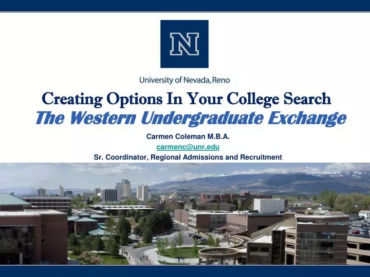 creating options in your college search the western undergraduate exchange