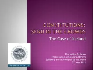 Constitutions: send in the crowds