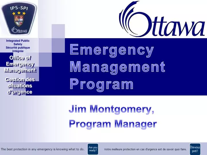 emergency management program