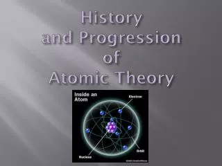 History and Progression of Atomic Theory