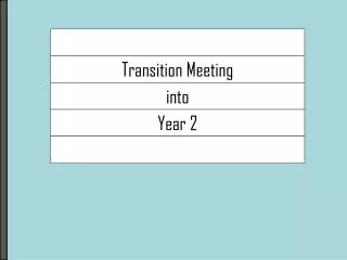 Transition Meeting