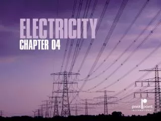 CHAPTER 4 ELECTRICITY