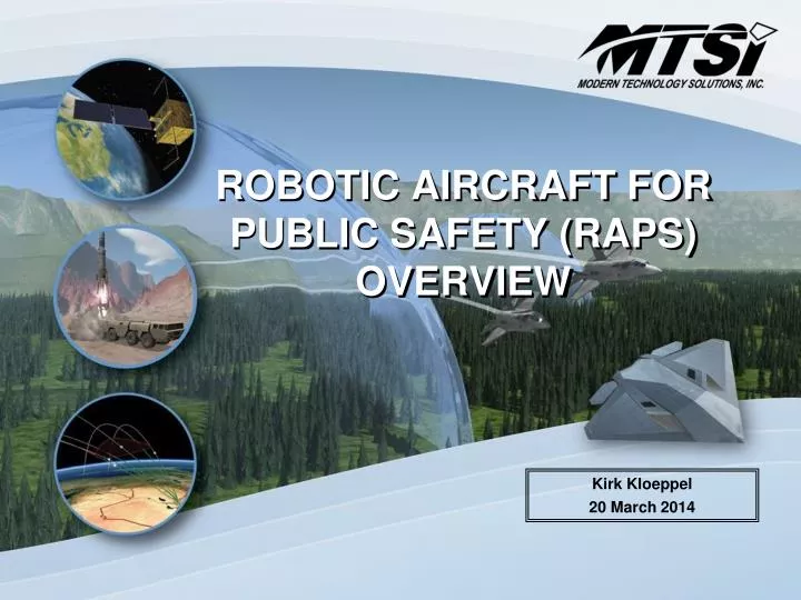 robotic aircraft for public safety raps overview