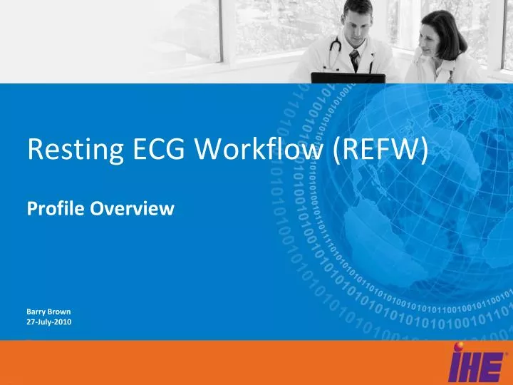 resting ecg workflow refw