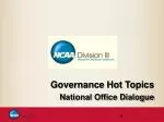 Governance Hot Topics National Office Dialogue - slide 1