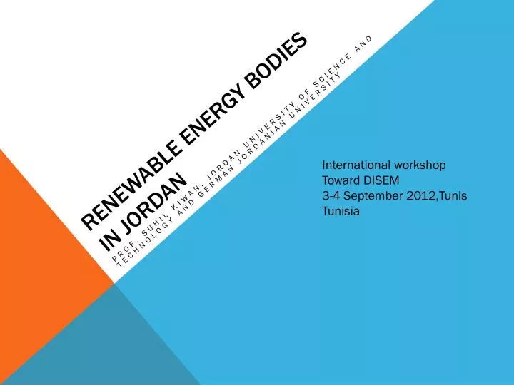 renewable energy bodies in jordan