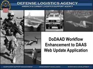 DoDAAD Workflow Enhancement to DAAS Web Update Application