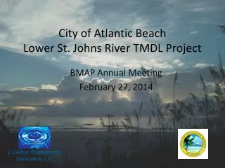 City of Atlantic Beach Lower St. Johns River TMDL Project