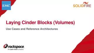 Laying Cinder Blocks (Volumes)