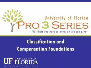 Classification and Compensation Foundations