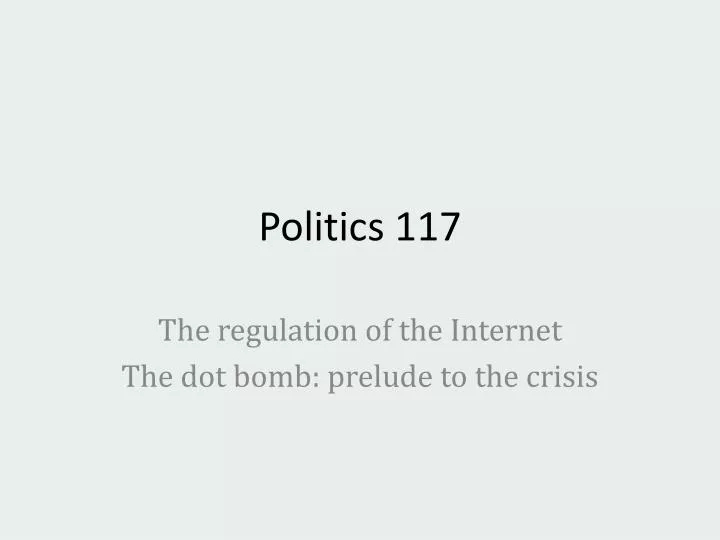 politics 117