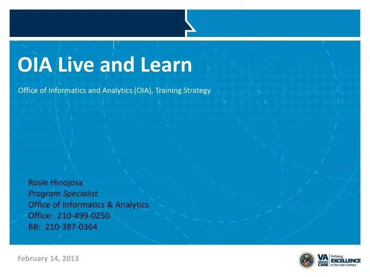 oia live and learn