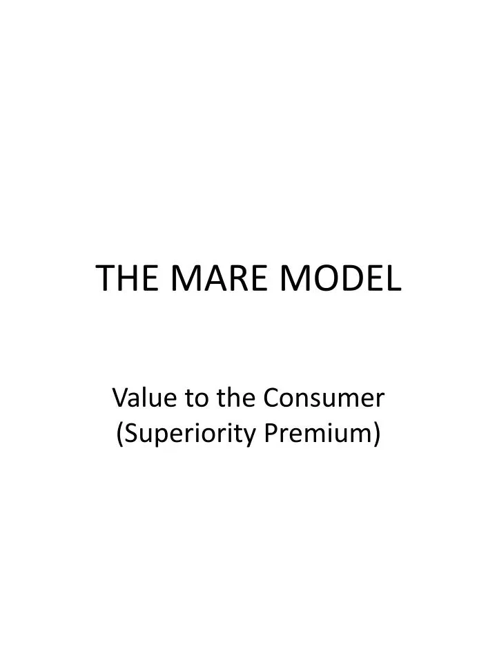 the mare model