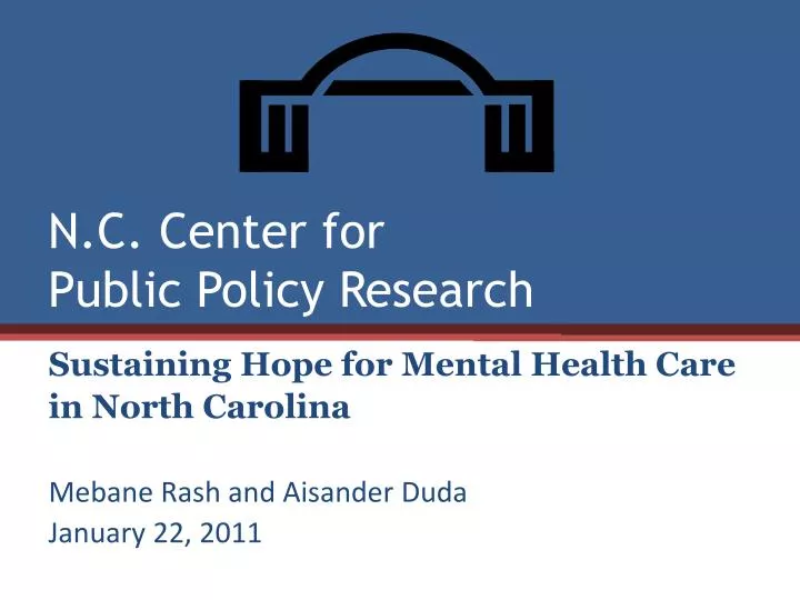n c center for public policy research