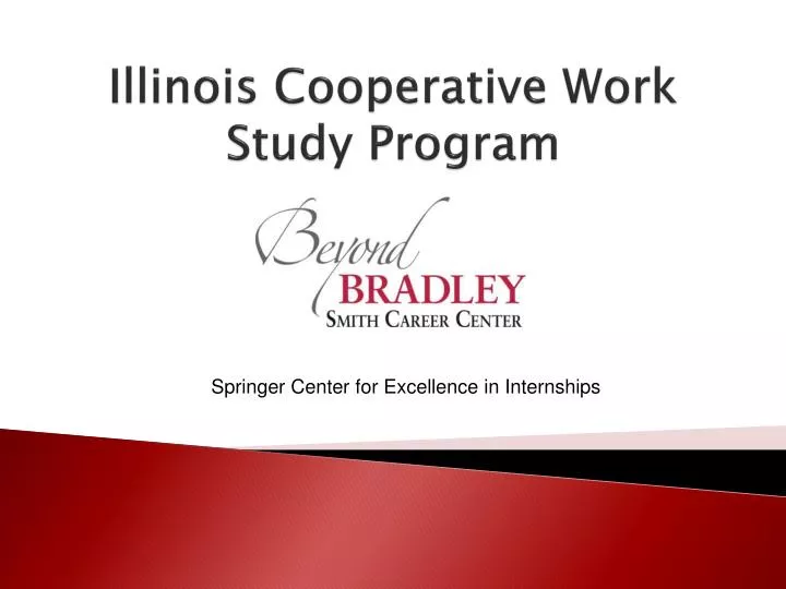 illinois cooperative work study program