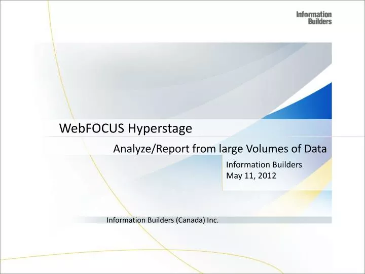 webfocus hyperstage