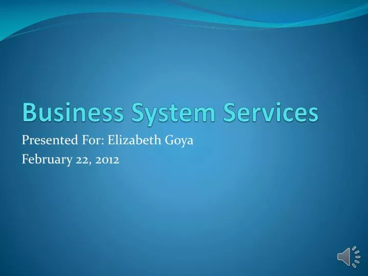 business system services