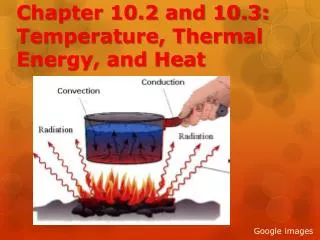 Chapter 10.2 and 10.3: Temperature, Thermal Energy, and Heat