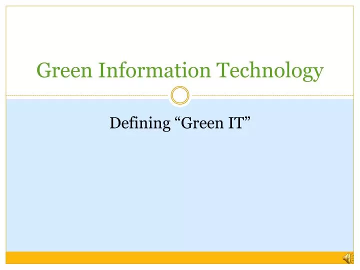 green information technology