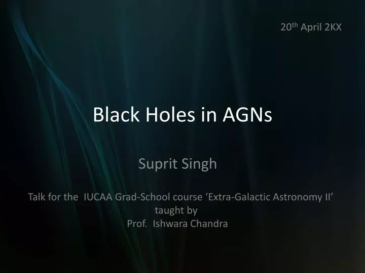 black holes in agns