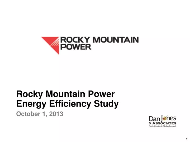 rocky mountain power energy efficiency study