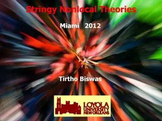 Stringy Nonlocal Theories