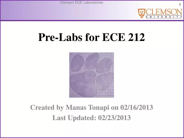 pre labs for ece 212