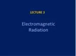 Electromagnetic Radiation - slide 1