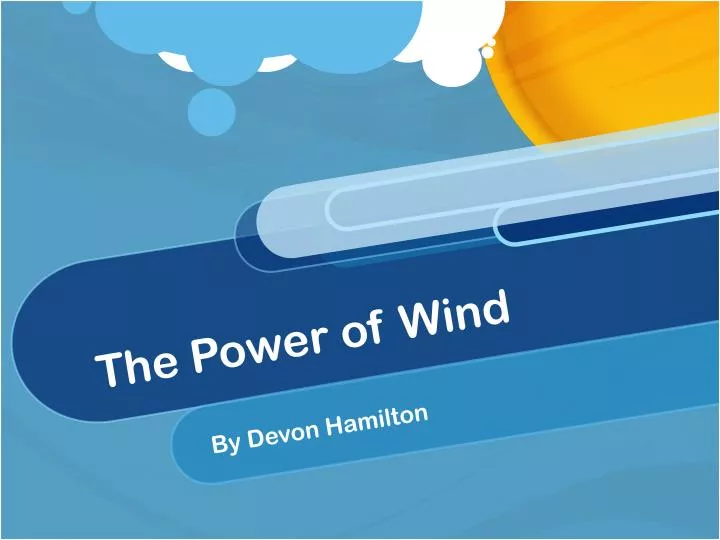 the power of wind