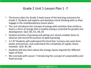 Grade 2 Unit 1-Lesson Plan 1 -7