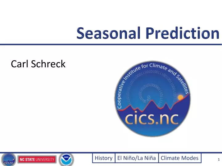 seasonal prediction