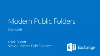 Modern Public Folders