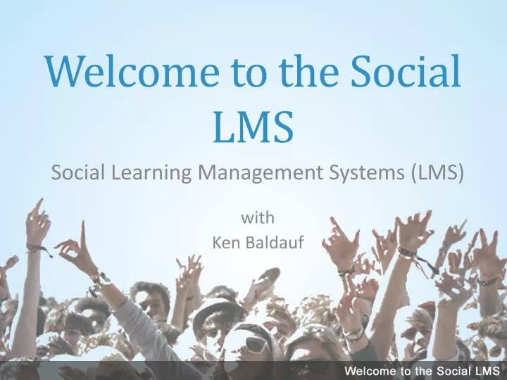 welcome to the social lms