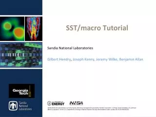 SST/macro Tutorial