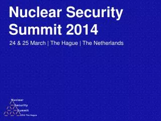 Nuclear Security Summit 2014