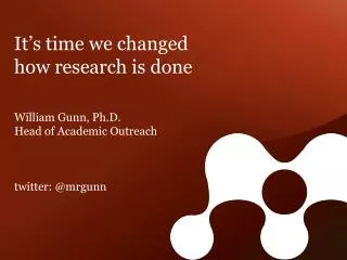 It ’ s time we changed how research is done