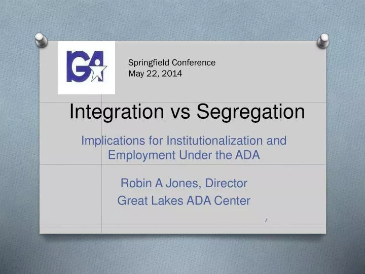 integration vs segregation