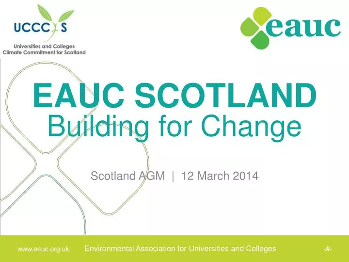 eauc scotland building for change